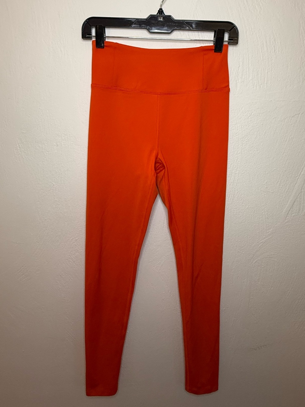 girlfriend collective High Rise Compressive Orange Leggings